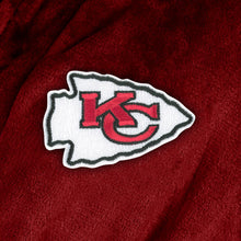 Load image into Gallery viewer, Northwest NFL Kansas City Chiefs Unisex-Adult Silk Touch Bath Robe, Large/X-Large, Team Colors