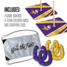 Load image into Gallery viewer, YouTheFan NFL Minnesota Vikings Horseshoe Bags Game