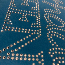 Load image into Gallery viewer, Magic Flock Plus Rhinestone Flock Template Stencil - 12"x8" 3 Sheets with Hotfix Rhinestone Tape