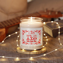 Load image into Gallery viewer, Scented Soy Candle, 9oz with White Label and Red I AM SPR. '24 DST Theme