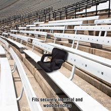 Load image into Gallery viewer, Home-Complete Stadium Seat Chair- Wide Bleacher Cushion with Padded Back Support, Armrests, 6 Reclining Positions and Portable Carry Straps