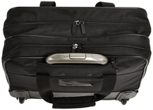 Load image into Gallery viewer, Amazon Basics Rolling Laptop Case, 15.6 in, Black