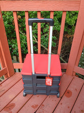 Load image into Gallery viewer, Red and Black DST Collapsible Cart