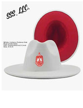 Load image into Gallery viewer, Two Toned Fedora Unisex Hat with the DST Embroidered Crest