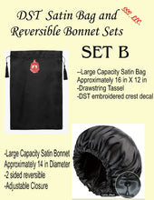 Load image into Gallery viewer, DST Satin Bag and Bonnet Set