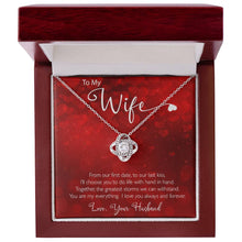 Load image into Gallery viewer, Valentines Day - Love Knot Necklace