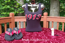 Load image into Gallery viewer, Black Tank Top with the "1913" Theme