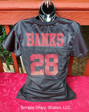 Load image into Gallery viewer, Black DST Customizable Football Jersey