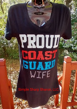 Load image into Gallery viewer, PROUD Coast Guard Associate Tops