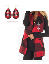 Load image into Gallery viewer, DST Red and Black Buffalo Plaid Vest
