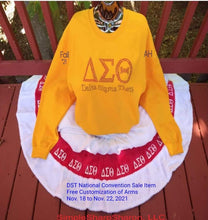 Load image into Gallery viewer, Yellow Gildan DST Bling Sweatshirt