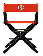 Load image into Gallery viewer, Directors Chair, Extra Wide, Bar Height with Diamond Monogram
