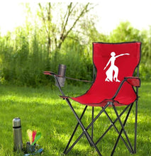 Load image into Gallery viewer, Red DST Customizable Folding Chair