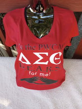 Load image into Gallery viewer, Delta D.E.A.R.S. Design 2 on red tops