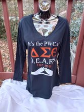 Load image into Gallery viewer, Delta D.E.A.R.S. Design 2 on black tops