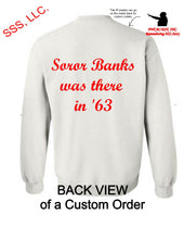 Load image into Gallery viewer, March Like King Commemorative Design on White Tops