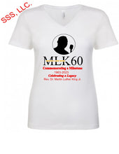 Load image into Gallery viewer, March Like King Commemorative Design on White Tops