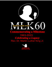 Load image into Gallery viewer, March Like King Commemorative Design on Black Tops