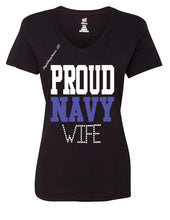 Load image into Gallery viewer, PROUD NAVY ASSOCIATE TOPS