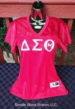 Load image into Gallery viewer, Red DST Customizable Football Jersey