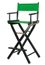 Load image into Gallery viewer, Directors Chair, Extra Wide, Bar Height with Diamond Monogram