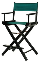 Load image into Gallery viewer, Directors Chair, Regular Width, Bar Height with Diamond Monogram