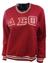 Load image into Gallery viewer, DST Red and Black Crew Neck Sweatshirt