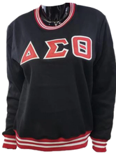 Load image into Gallery viewer, DST Red and Black Crew Neck Sweatshirt