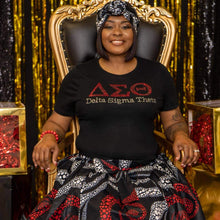 Load image into Gallery viewer, Short Sleeve black tee with DST bling