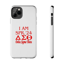 Load image into Gallery viewer, Phone Case in White the I AM SPR. &#39;24 DST Theme in Red
