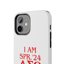 Load image into Gallery viewer, Phone Case in White the I AM SPR. &#39;24 DST Theme in Red
