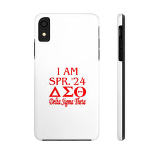 Load image into Gallery viewer, Phone Case in White the I AM SPR. &#39;24 DST Theme in Red
