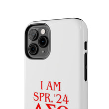 Load image into Gallery viewer, Phone Case in White the I AM SPR. &#39;24 DST Theme in Red
