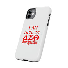 Load image into Gallery viewer, Phone Case in White the I AM SPR. &#39;24 DST Theme in Red
