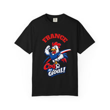 Load image into Gallery viewer, France Coq au Goal! T-Shirt — French Soccer Rooster Graphic Tee
