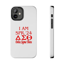 Load image into Gallery viewer, Phone Case in White the I AM SPR. &#39;24 DST Theme in Red
