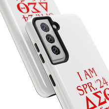 Load image into Gallery viewer, Phone Case in White the I AM SPR. &#39;24 DST Theme in Red
