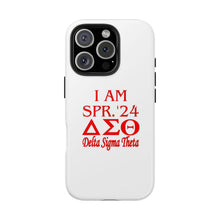 Load image into Gallery viewer, Phone Case in White the I AM SPR. &#39;24 DST Theme in Red
