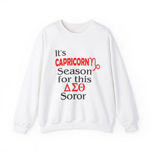 Load image into Gallery viewer, Capricorn Season DST White Unisex Heavy Blend™ Crewneck Sweatshirt
