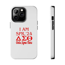 Load image into Gallery viewer, Phone Case in White the I AM SPR. &#39;24 DST Theme in Red
