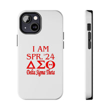 Load image into Gallery viewer, Phone Case in White the I AM SPR. &#39;24 DST Theme in Red
