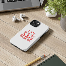 Load image into Gallery viewer, Phone Case in White the I AM SPR. &#39;24 DST Theme in Red
