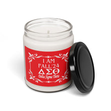 Load image into Gallery viewer, Scented Soy Candle, 9oz with Red Label and White I AM Fall &#39;24 DST Theme
