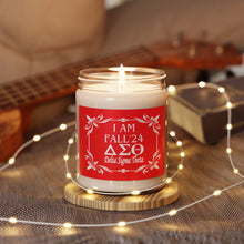 Load image into Gallery viewer, Scented Soy Candle, 9oz with Red Label and White I AM Fall &#39;24 DST Theme
