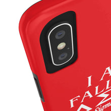 Load image into Gallery viewer, Phone Case in Red with I AM FALL &#39;24 DST Theme in White
