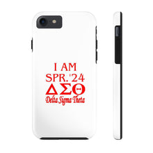 Load image into Gallery viewer, Phone Case in White the I AM SPR. &#39;24 DST Theme in Red
