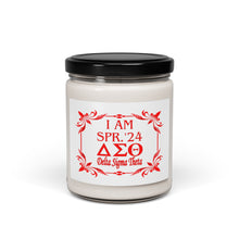 Load image into Gallery viewer, Scented Soy Candle, 9oz with White Label and Red I AM SPR. &#39;24 DST Theme
