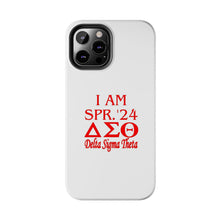 Load image into Gallery viewer, Phone Case in White the I AM SPR. &#39;24 DST Theme in Red
