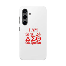 Load image into Gallery viewer, Phone Case in White the I AM SPR. &#39;24 DST Theme in Red
