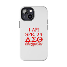 Load image into Gallery viewer, Phone Case in White the I AM SPR. &#39;24 DST Theme in Red
